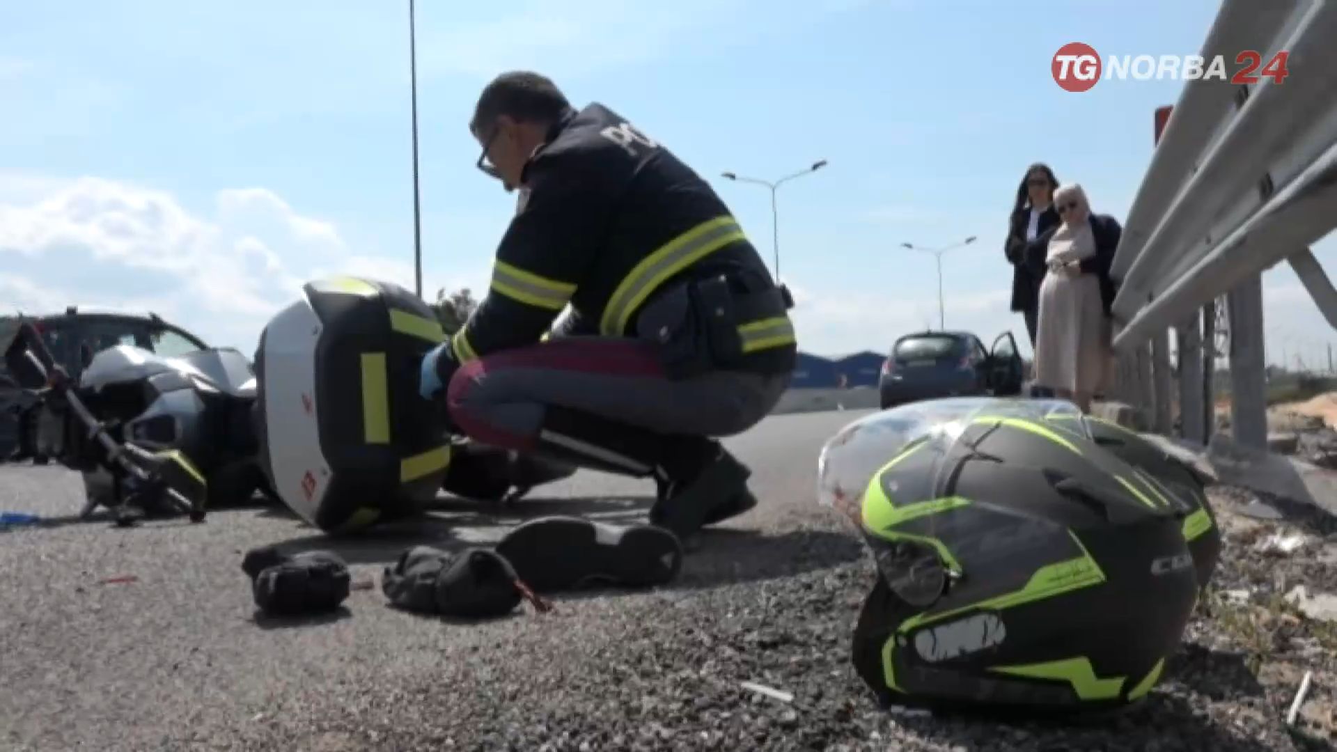 Bari Incidente In Tangenziale Ferito Un Centauro Norba Online